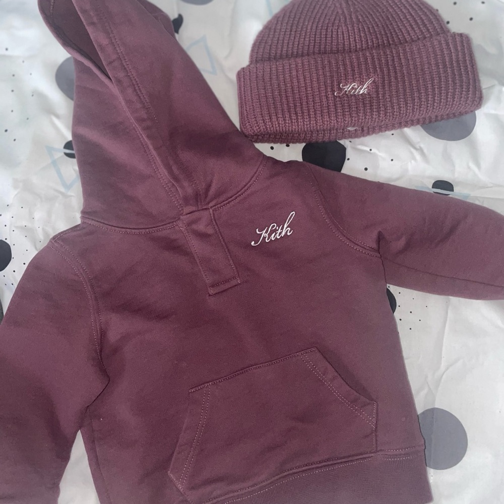 Infants KITH pullover and wool beanie